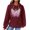 Wine, variant on Bovemsi Sweatshirt for Women Womens Hoodies Casual Long Sleeve Pullover Tops Loose Hooded With Pocket Comfort Hoodie