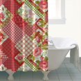thumbnail image 4 of Pioneer Flower Floral Print Pattern Shower Curtain 72"x84" ,Bathroom Decorative Shower Curtains Set with 12 Hooks,Modern Waterproof Washable Shower Curtain, 4 of 6