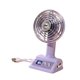 thumbnail image 5 of Ventilador de escritorio ligero con rotación de 360 degree, versátil, portátil, para dormitorio, viajes y dormitorio. violento, 5 of 9