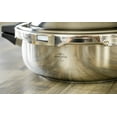 thumbnail image 3 of Kuhn Rikon Duromatic Stainless Steel Family Style Braiser Pressure Cooker, 5 Qt, 3 of 5