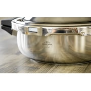 Kuhn Rikon Duromatic Stainless Steel Family Style Braiser Pressure Cooker, 5 Qt