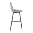 thumbnail image 3 of Tabouret de comptoir moderne milieu-du-siècle Pebble, de LumiSource, 3 of 8