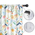 thumbnail image 4 of Blackout Kids Curtains,Pioneer Flower Floral Print Pattern Childrens Insulated Curtains Set Of 2,Bedroom Essentials,Toddler Room Decor 42"x54", 4 of 5