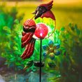 thumbnail image 4 of Lawn LED Garden Light Wrought Iron Red Bird Plug Lamp Solar Lights 1 Pc Automatic Switch Pathway, 4 of 5
