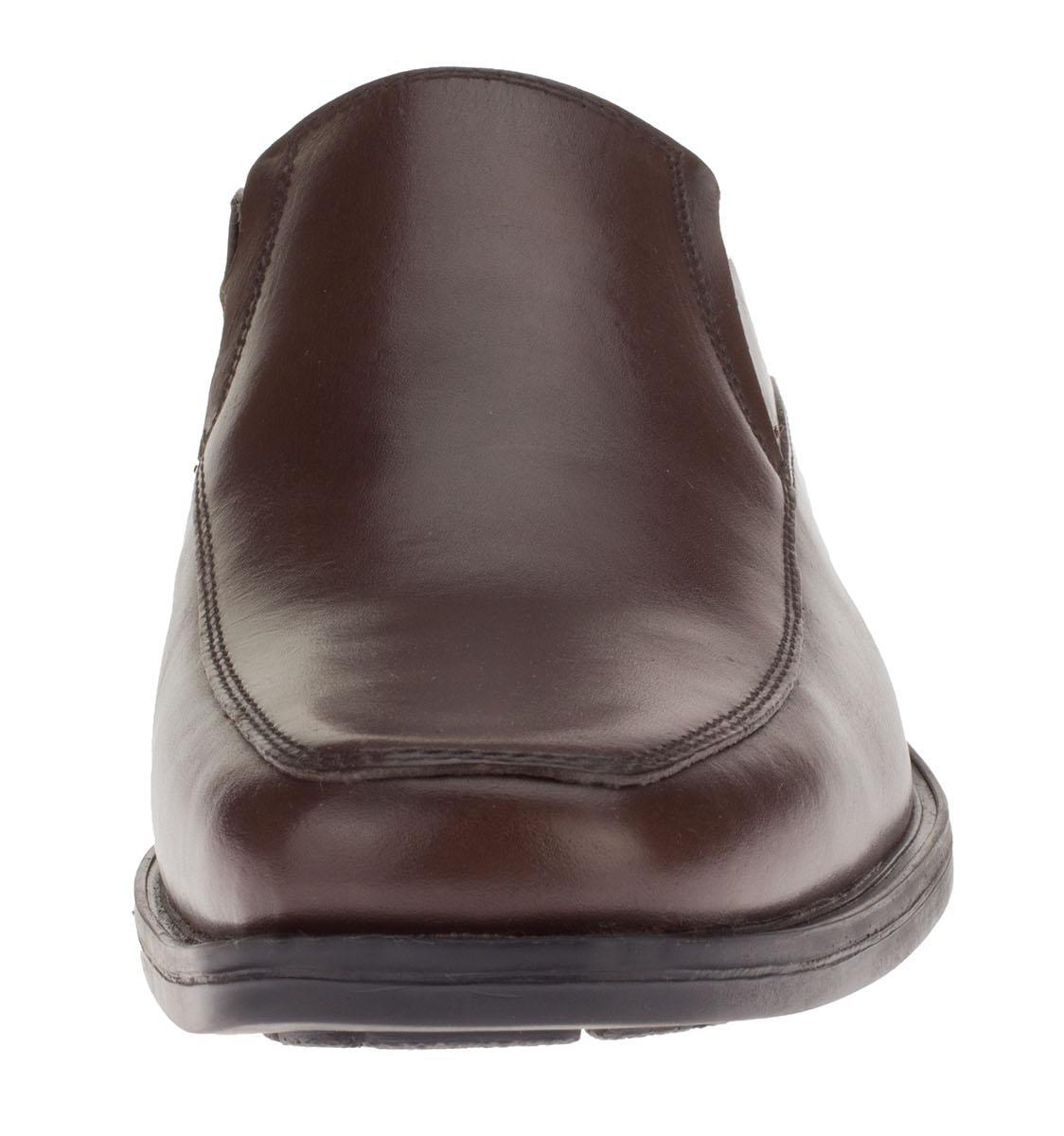 Mens Lenox Brown Leather Comfort Dress Shoe DTI DARYA - image 2 of 7