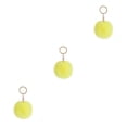 thumbnail image 1 of Inteprter Fuzzy Ball Llavero Llaveros Conveniente Multi-colores Llaveros Mujeres para Niños Adultos Ancianos Estudiantes Amarillo 5 cm Type2 NO2, 1 of 6