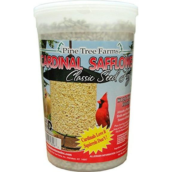 Pine Tree Farms 399640 32 oz Cardinal Safflower Classic Seed Log
