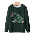 thumbnail image 1 of Sudaderas sin capucha para hombre, estilo casual, a la moda, con cuello redondo, estampado, de manga larga, blusas de manga larga y cuello redondo, blusas de poliéster para hombre, 1 of 4