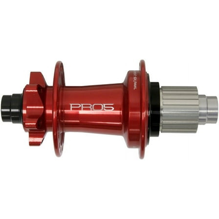 Hope Pro 5 Rear Hub - 12 x 148mm, 6-Bolt, Micro Spline, Red, 28H