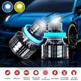 thumbnail image 1 of 2 Pcs Feux de Brouillard LED Auto Projecteur Lentille Lampe LED Étanche H7 H11 28W Ampoule de Conduite, 1 of 9