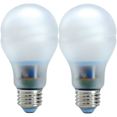 GE 63502 9-Watt 430-Lumen Covered Glass CFL Light Bulb, Reveal, 2-Pack