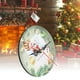 thumbnail image 3 of Reloj De Pared, Movimiento De Cuarzo Retro, Ligero, Patrón Navideño De Papá , Reloj De Pared Redondo Para Amigos, Familia, Hogar, Festival, Fiesta, 3 of 7
