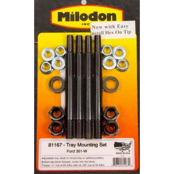 Milodon 81167 MLD81167 TRAY INSTALL KIT 351W