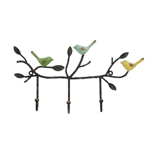 Ganchos de metal para colgar en la pared, 2 paquetes, diseño de café