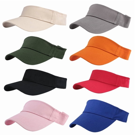 Sports Sun Visor Hats Twill Ball Adjustable Sport Headband Sun Sports Caps Outdoor Tennis Running Beach Hat for Men Women