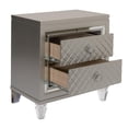 thumbnail image 4 of Champagne Silver Wood 4 Piece Set with Vanity and Eastern King Bed, 4 of 10