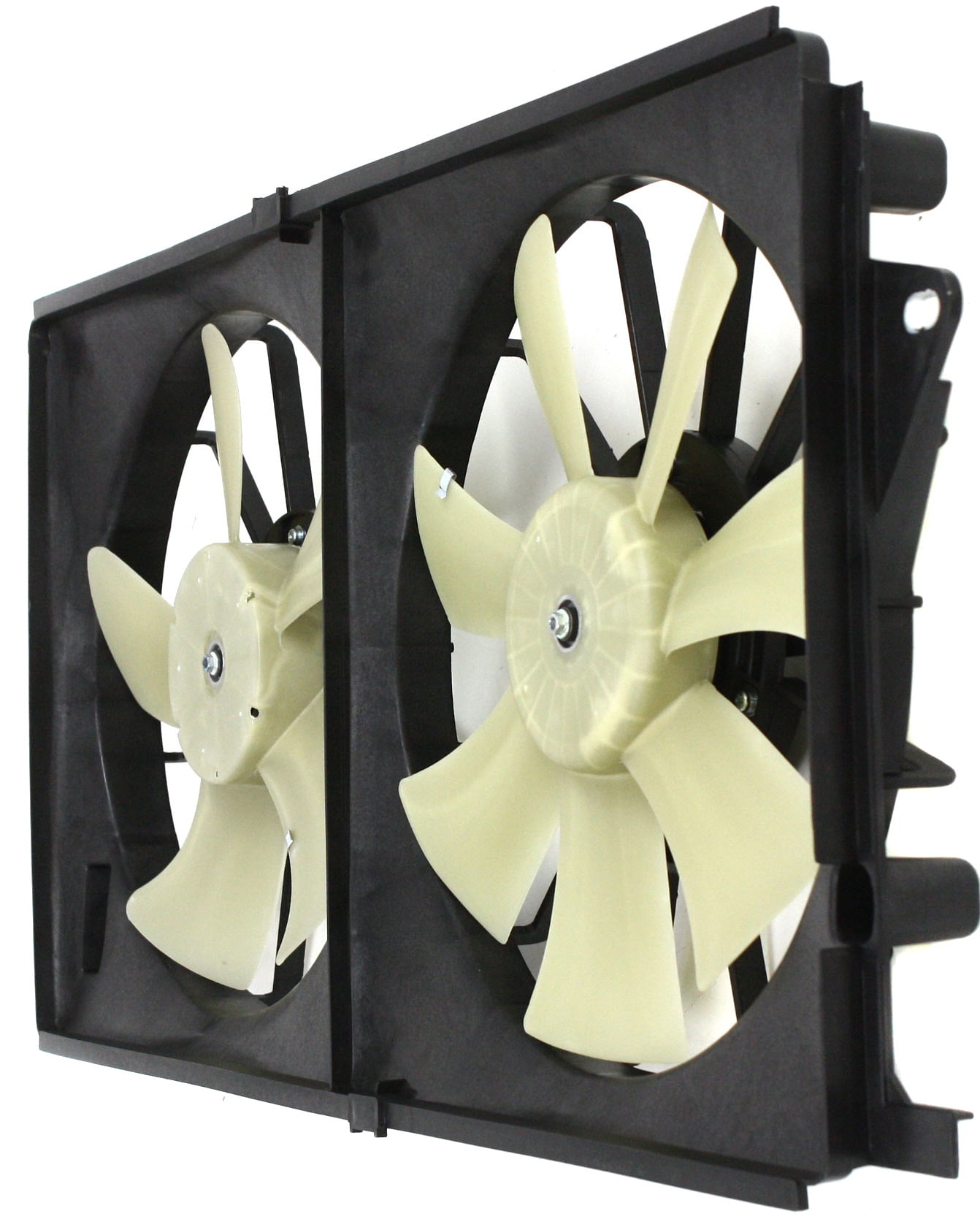 Replacement REPB190901 Cooling Fan Assembly Compatible with 2006-2011 Buick Lucerne Cadillac DTS Radiator