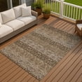 thumbnail image 3 of Addison Rugs Chantille Indoor/Outdoor Traditional Global Chocolate Machine Washable Rectangle Rug, 3' x 5', 3 of 8