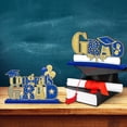 thumbnail image 5 of 4 Pcs 2026 Graduation Party Decorations Wooden Class of 2026 Table Centerpieces Grad Congratulate Table Toppers for High School College Graduation Party Favor, 5 of 6