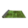 thumbnail image 2 of Ahgly Company Indoor Round Abstract Green Modern Area Rugs, 3' Round, 2 of 4