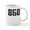 White, variant on CafePress - 860 Hartford Area Code Mugs - 11 oz Ceramic Mug - Novelty Coffee Tea Cup