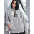 thumbnail image 2 of Be Kind Daisy Sweatshirt Women -Image by Shutterstock, Female 5X-Large, 2 of 4