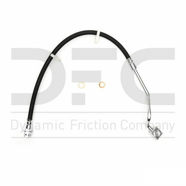 Front Left Dynamic Friction Company Brake Line Hose 350-54360 For 1999-2004 Ford F-350 Super Duty, 2000-2004 Ford F-250 Super Duty