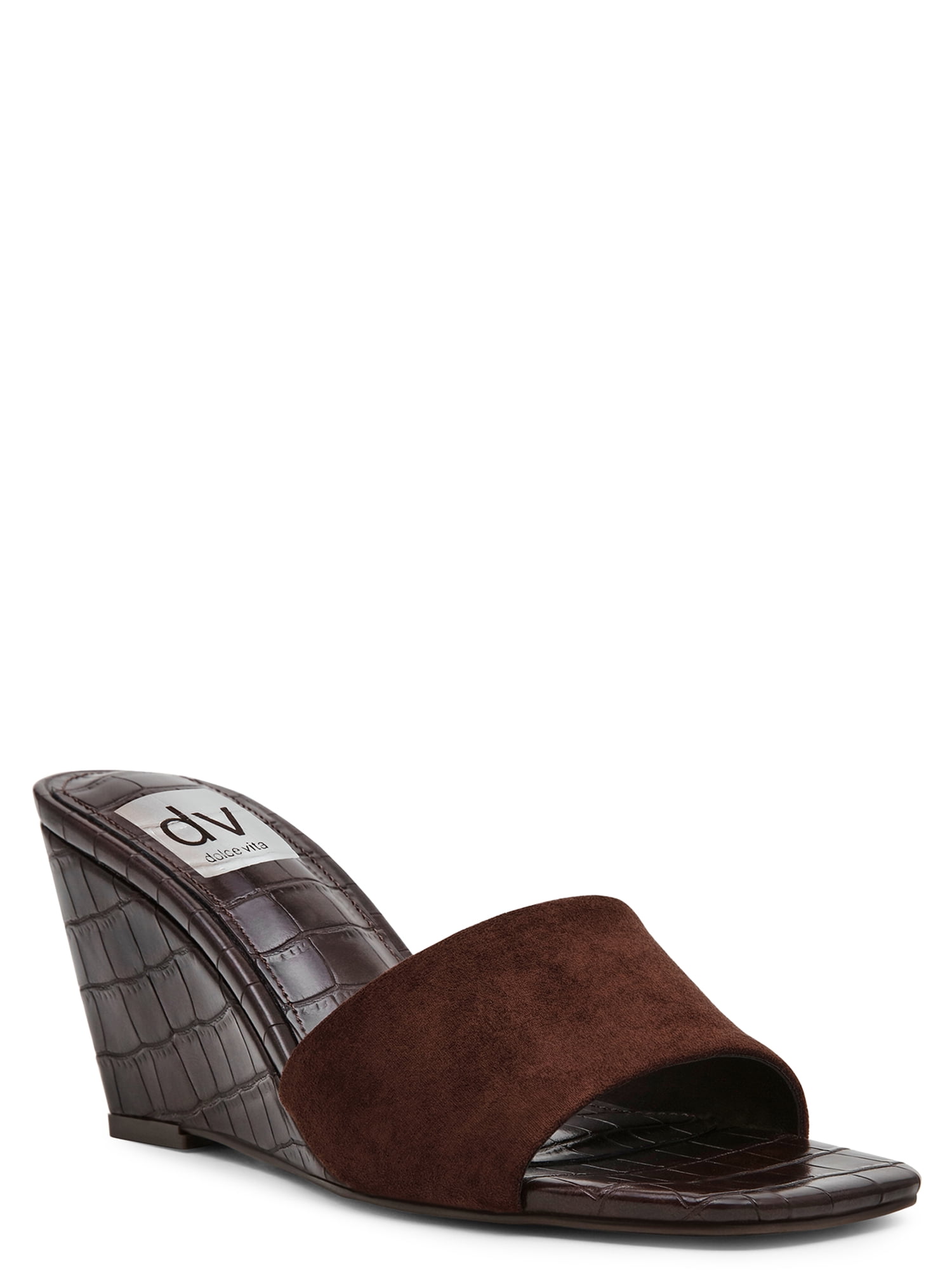 DV Dolce Vita Women's Everess Slide On Wedge Sandal