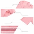 thumbnail image 6 of DPTALR Men's Textured Stripe Short Sleeve Shirt,Button Down Casual Beach Shirt with Chest Pocket ,Pink,Big Men's,Tall Men's XXL,Young Men's Shirts, 6 of 6