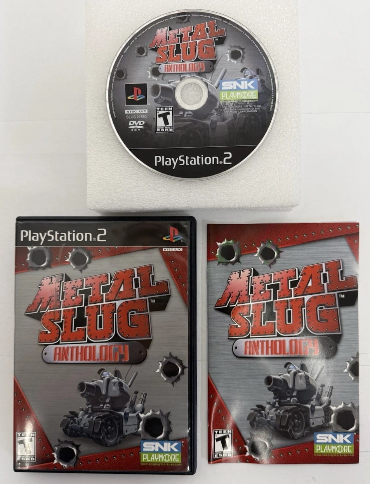 Metal Slug 4 & 5 (2-Pack) For PlayStation 2 - Classic Arcade Run & Gun Action Game