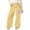 Yellow, variant on Kids Girls Sweatpants Bow Tie Elastic High Waisted Loose Baggy Pants with Pockets Grey Sweatpants Girl Pants Size 8-9 Years