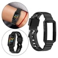 thumbnail image 1 of de silicona, , resistente al sudor, liviano, correas de reloj, correa para Charge5 / 4 / 4SE / 3 / , relojes inteligentes Negro Macarena Pulsera de correa de reloj, 1 of 8