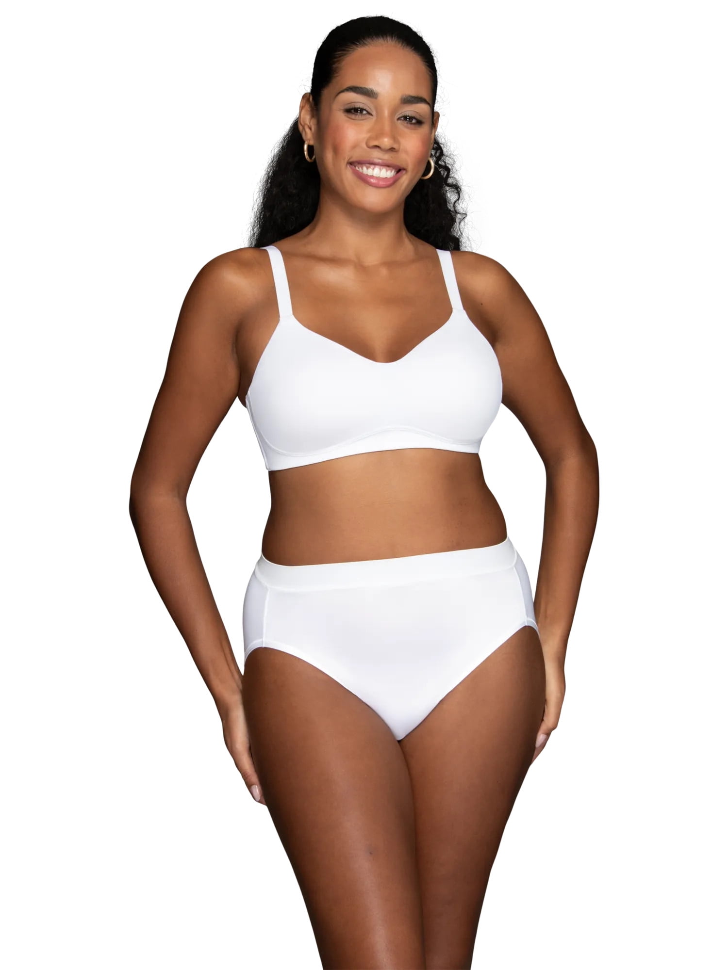 Vanity Fair Radiant Women's Wireless Bra - Back and Side Smoothing, Adjustable Straps, Sizes S-3XL, Style 3472117