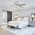 thumbnail image 4 of 52" Modern Sand Nickle Smart Ceiling Fan with Dimmable LED Light and Remote, APP Control, 4 of 19