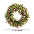 thumbnail image 3 of Spring Wreath, 20In Artificial Floral Wreath for Door & Window, Easter & Wedding Decoration, Colorful Flowers for Home or Courtyard, 3 of 6