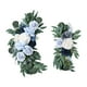 thumbnail image 4 of Guirnalda de boda rústica perfecl con flores de seda hechas a mano Estilo B, 4 of 8