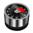 thumbnail image 1 of Stainless Steel Timer Kitchen With Magnetic Suction Reminder Student Portable Mechanical Timer, 1 of 2
