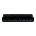 thumbnail image 2 of StarTech.com 10 Port USB 3.0 Hub with Charge & Sync Ports - 8 x USB-A, 2 x USB-A Fast Charge Ports - Multi Port Powered USB Hub (ST103008U2C) - USB peripheral sharing switch - 10 x SuperSpeed USB 3.0 - desktop - for P/N: DKWG30DPHPD, DKWG30DPHPDU, TB33A1C, USB312SAT3CB, USB315CB2M, USBLTM1MBK, USBLTM1MWH, 2 of 5