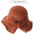 thumbnail image 3 of CoCoMangos Womens Knit Bucket Hats Stylish Floral Crochet Cloche Hats 1920s Foldable Summer Beach Bowler Hats Floppy Church Hat, 3 of 4