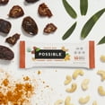 thumbnail image 3 of Possible Snack Bar - Organic Energy Bars with 10g of Plant-Based Protein - Vegan, Gluten-Free, Non-Dairy, USDA Organic - Healthy Fats - Clean Label - 1 Box, 12 Servings - Cashew Date Turmeric, 3 of 5