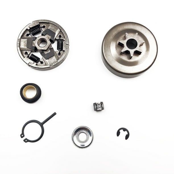 Jardín Cadena Saw Clutch Drum Kit de jardinería Equipo Sprocket RIM Surtido conjunto Máquina Accesorios de hardware Suministros Suministros Guardurnaity TO001339-00