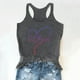 thumbnail image 5 of Camiseta sin mangas con estampado de letras para mujer, ideal para el verano: camiseta informal de cuello redondo con ajuste en el pecho, ideal para el día a día, 5 of 5