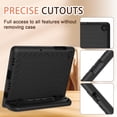 thumbnail image 6 of BMOUO Kids Case for Samsung Galaxy Tab A11+ Plus 11 Inch 2026/ A9+ Plus 2023 with Built-in Screen Protector, Light Weight Shock Proof Handle Stand Cover for Galaxy Tab A11 Plus/A9 Plus ,Black, 6 of 6