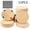 round, variant on 15Pcs Unfinished Wooden Coasters with Non Slip Foam Pads, 4 Inch Natural Wood Drink Coasters for Painting Engraving Wood Burning DIY Crafts, Round or Square Shapes