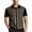 R192-Black, variant on Men's Golf Polo Shirts Mens 70S Vintage Polo Shirt Short Sleeve Jacquard Button Down Color Block Casual Shirts Comfort Fit Golf Shirt Regular Fit T-Shirts