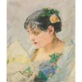 thumbnail image 2 of Eva Gonzalès 20x23 Black Ornate Framed Double Matted Museum Art Print Titled: Spanish (Portrait of the Modist) (circa 1882-83), 2 of 5