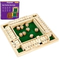 thumbnail image 1 of Juego de dados Shut The Box Kiapeak de madera para 1-4 jugadores, 1 of 7