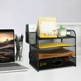 thumbnail image 7 of PHANCIR 4-Tier Desk Organizer, New Office Supplies, Metal Desktop File Organizer & Storage, 1 Pack, 7 of 7