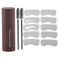 thumbnail image 1 of Kit de mise en forme des sourcils en une étape, ensemble de poudre à sourcils longue tenue et imperméable pour le maquillage, marron clair, 1 of 4