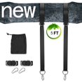 thumbnail image 5 of Kit para colgar columpios de árboles, correas para columpios de árboles, ganchos de seguridad, perfecto para columpios de árboles y hamacas, instalación fácil y rápida, 5 pies, 5 of 5